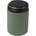 Doveron 500 ml recycled stainless steel insulated lunch pot, Heather green