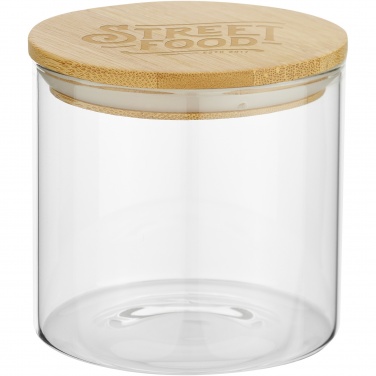 Logo trade promotional gift photo of: Boley 320 ml glass food container