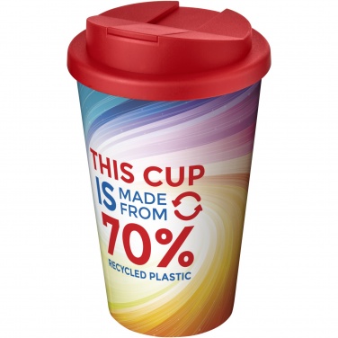 Logo trade promotional merchandise image of: Brite-Americano® Eco 350 ml spill-proof insulated tumbler