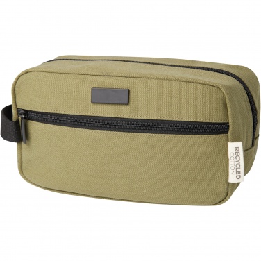 Logotrade promotional gift image of: Joey GRS recycled canvas travel accessory pouch bag 3.5L