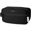 Joey GRS recycled canvas travel accessory pouch bag 3.5L, Solid black