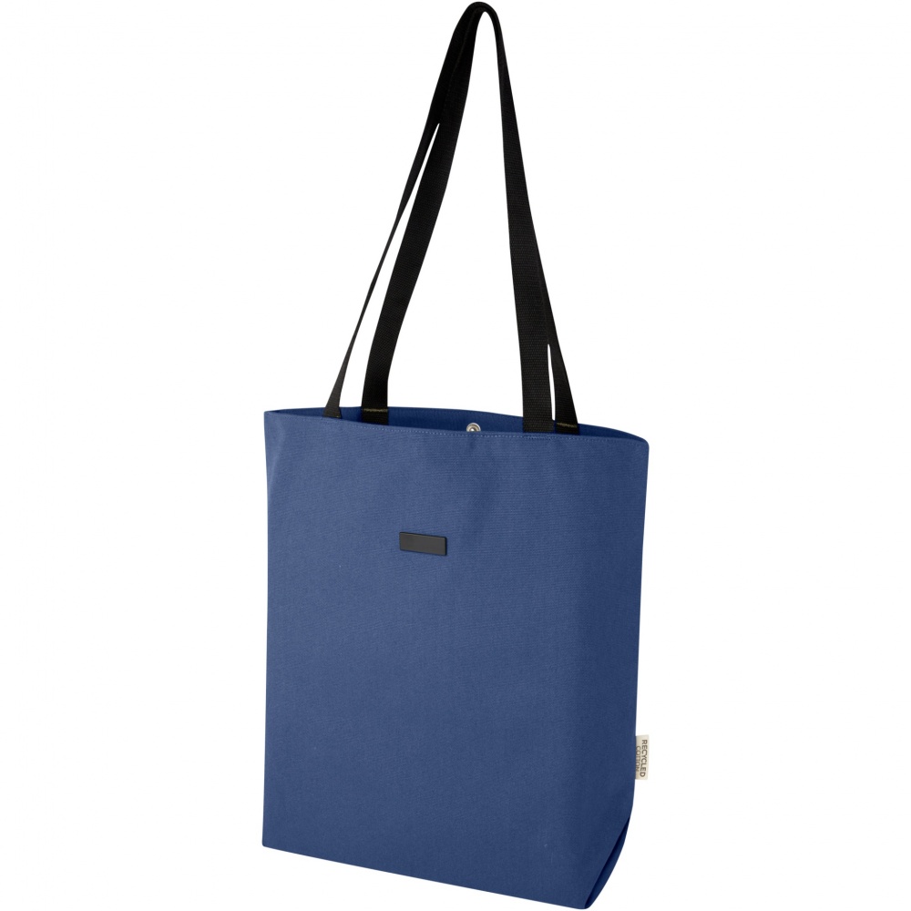 Logo trade promotional gift photo of: Joey GRS recycled canvas versatile tote bag 14L