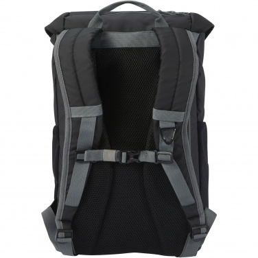 Logo trade advertising products image of: Aqua 15.6" GRS recycled water resistant laptop backpack 23L