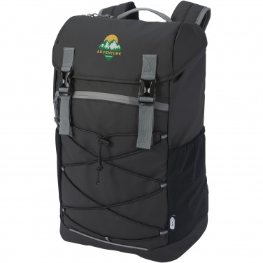 Logo trade promotional gifts picture of: Aqua 15.6" GRS recycled water resistant laptop backpack 23L