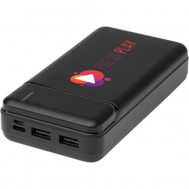 Logo trade promotional gifts image of: Loop 20.000 mAh recycled plastic power bank 