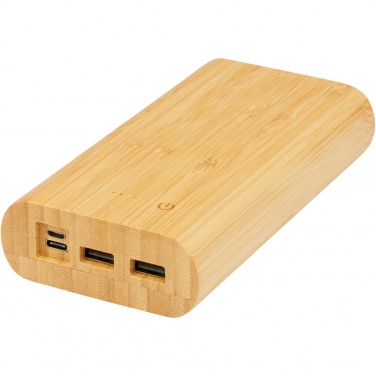 Logo trade promotional giveaway photo of: Tulda 20.000 mAh bamboo power bank