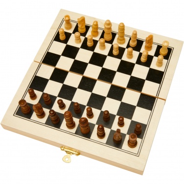 Logo trade promotional gift photo of: King wooden chess set