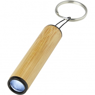 Logotrade business gifts photo of: Cane bamboo key ring with light