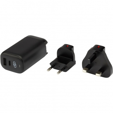 Logo trade promotional giveaways picture of: ADAPT 25W recycled plastic PD travel charger