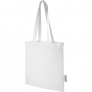 Logotrade promotional giveaway picture of: Madras 140 g/m2 GRS recycled cotton tote bag 7L