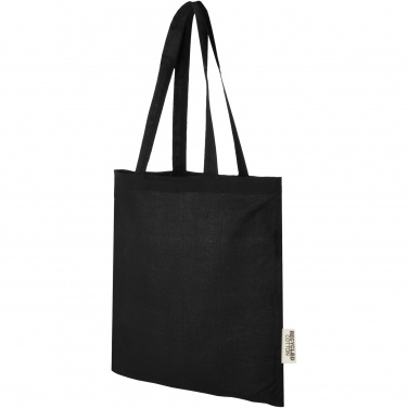 Logotrade promotional products photo of: Madras 140 g/m2 GRS recycled cotton tote bag 7L