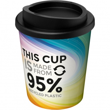 Logo trade promotional merchandise image of: Brite-Americano® Espresso Recycled 250 ml insulated tumbler