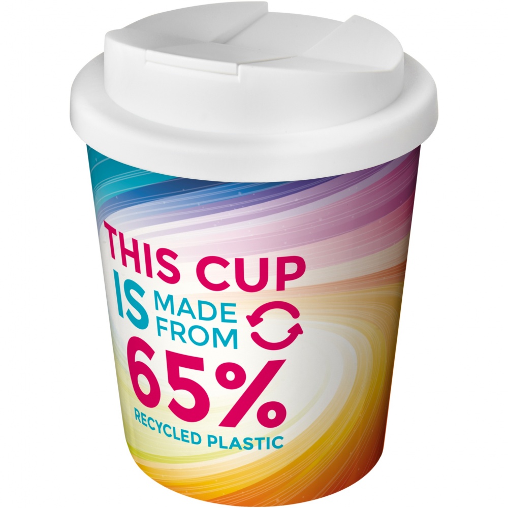 Logo trade promotional merchandise photo of: Brite-Americano Espresso Eco 250 ml spill-proof insulated tumbler