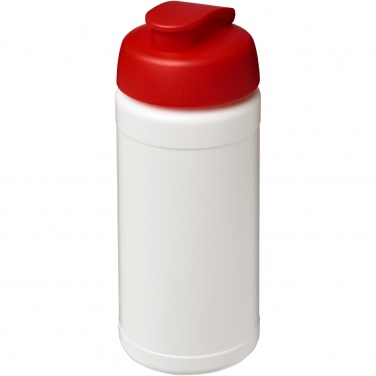 Logotrade promotional item image of: Baseline 500 ml recycled sport bottle with flip lid