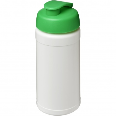 Logotrade promotional giveaway picture of: Baseline 500 ml recycled sport bottle with flip lid