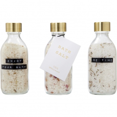 Logo trade promotional product photo of: Wellmark Just Relax 3-piece 200 ml bath salt gift set