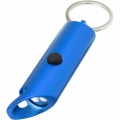 Flare RCS recycled aluminium IPX LED light and bottle opener with keychain, Royal blue