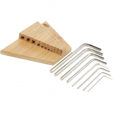 Logotrade advertising product image of: Allen bamboo hex key tool set