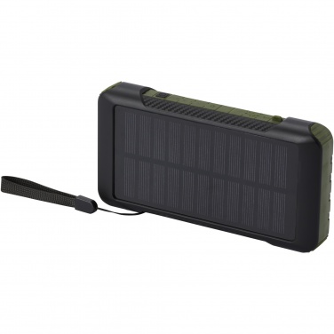 Logotrade advertising product picture of: Soldy 10.000 mAh RCS recycled plastic solar dynamo power bank 