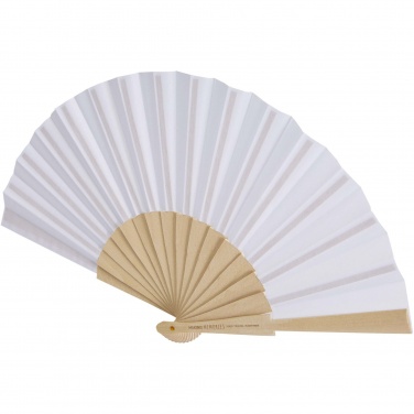 Logo trade promotional items image of: Manuela hand fan