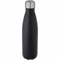 Cove 500 ml RCS certified recycled stainless steel vacuum insulated bottle , Solid black