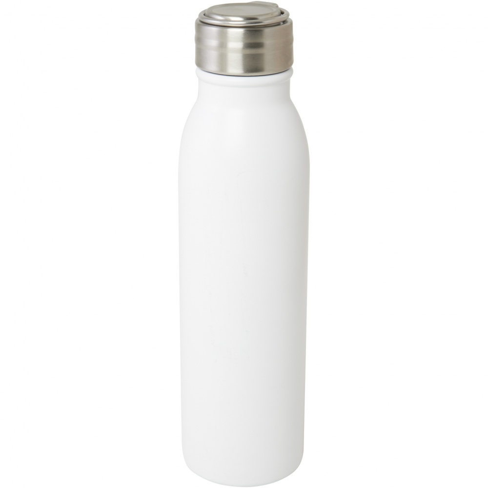 Logotrade promotional product image of: Harper 700 ml RCS certified stainless steel water bottle with metal loop