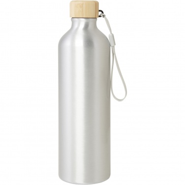 Logo trade promotional products image of: Malpeza 770 ml RCS certified recycled aluminium water bottle