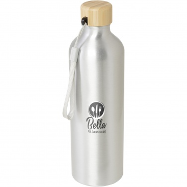 Logotrade promotional merchandise image of: Malpeza 770 ml RCS certified recycled aluminium water bottle