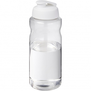 Logo trade corporate gifts picture of: H2O Active® Big Base 1 litre flip lid sport bottle