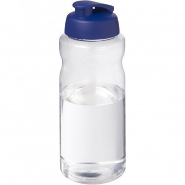 Logo trade promotional merchandise image of: H2O Active® Big Base 1 litre flip lid sport bottle