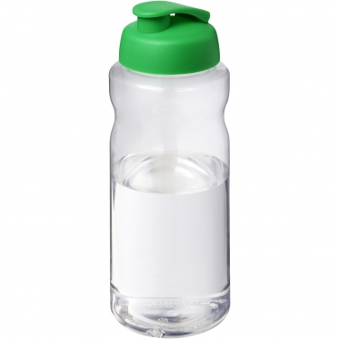 Logo trade promotional gift photo of: H2O Active® Big Base 1 litre flip lid sport bottle