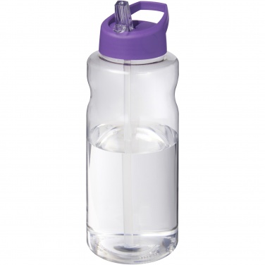 Logo trade business gifts image of: H2O Active® Big Base 1 litre spout lid sport bottle