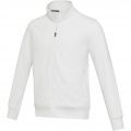 Galena unisex Aware™ recycled full zip sweater, White