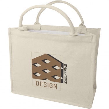 Logo trade promotional products image of: Page 500 g/m² Aware™ recycled book tote bag