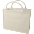 Page 500 g/m² Aware™ recycled book tote bag, Oatmeal