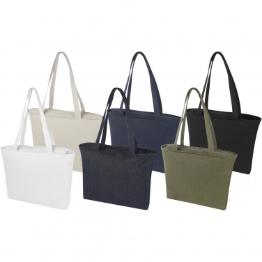 Logo trade corporate gifts image of: Weekender 500 g/m² Aware™ recycled tote bag