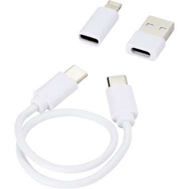 Logo trade promotional items image of: Whiz recycled plastic modular charging cable 