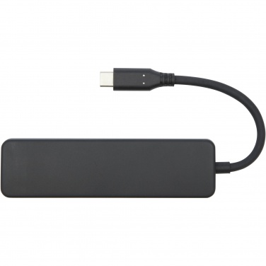 Logotrade promotional gift picture of: Loop RCS recycled plastic multimedia adapter USB 2.0-3.0 with HDMI port