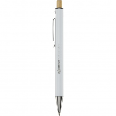 Logo trade promotional products picture of: Cyrus recycled aluminium ballpoint pen (blue ink)