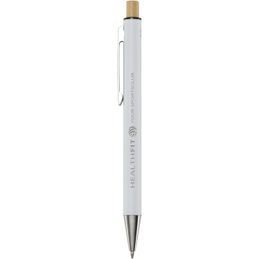 Logotrade advertising product image of: Cyrus recycled aluminium ballpoint pen (black ink)