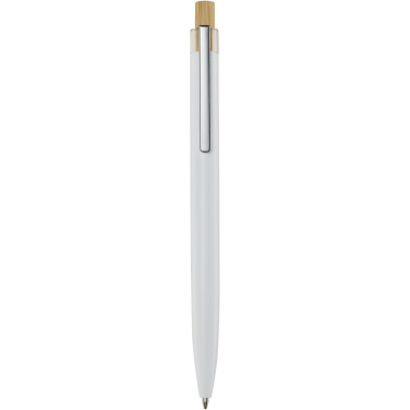 Logo trade corporate gifts picture of: Nooshin recycled aluminium ballpoint pen (black ink)