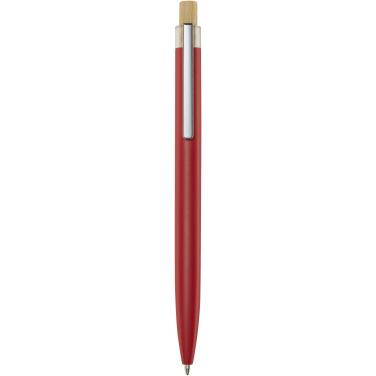 Logotrade promotional merchandise image of: Nooshin recycled aluminium ballpoint pen (black ink)