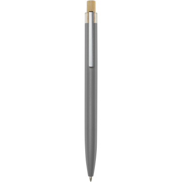 Logo trade corporate gifts picture of: Nooshin recycled aluminium ballpoint pen (black ink)