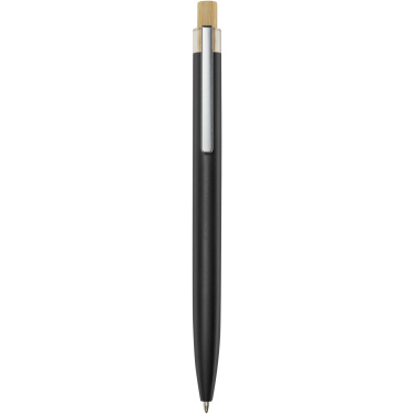 Logotrade promotional item image of: Nooshin recycled aluminium ballpoint pen (black ink)