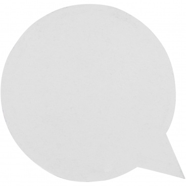 Logo trade advertising products image of: Sticky-Mate® speech bubble-shaped recycled sticky notes