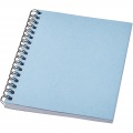 Desk-Mate® A6 colour spiral notebook, Light blue