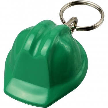 Logotrade promotional product picture of: Kolt hard hat-shaped recycled keychain