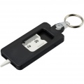 Kym recycled tyre tread check keychain, Solid black