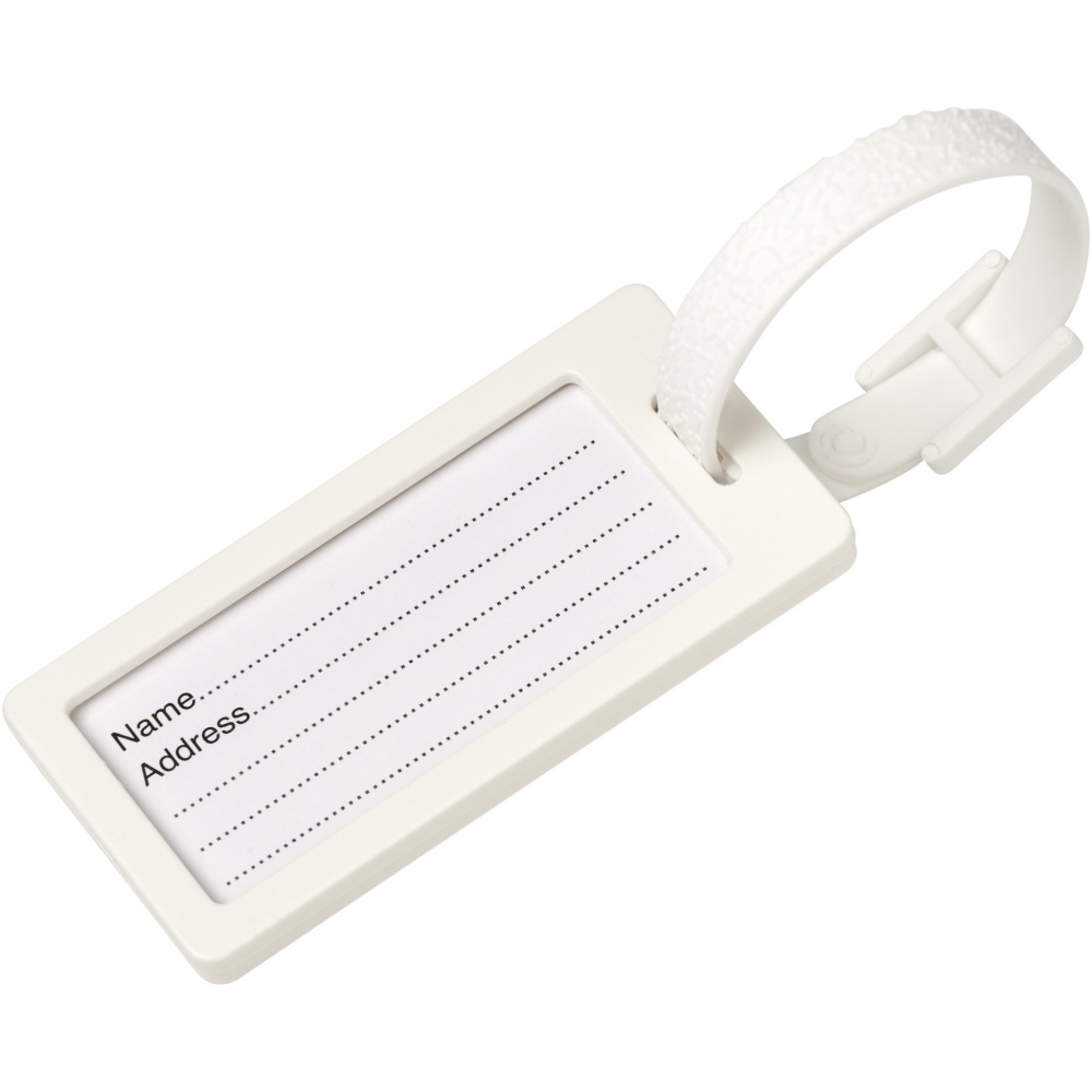 Logotrade corporate gift image of: River recycled window luggage tag