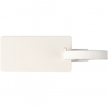 Logo trade business gifts image of: River recycled window luggage tag